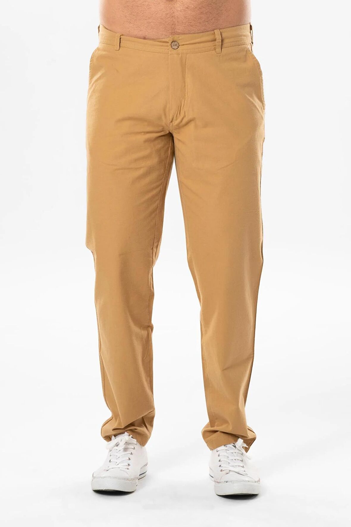 Gabardin Erkek Pantolon Camel Cml