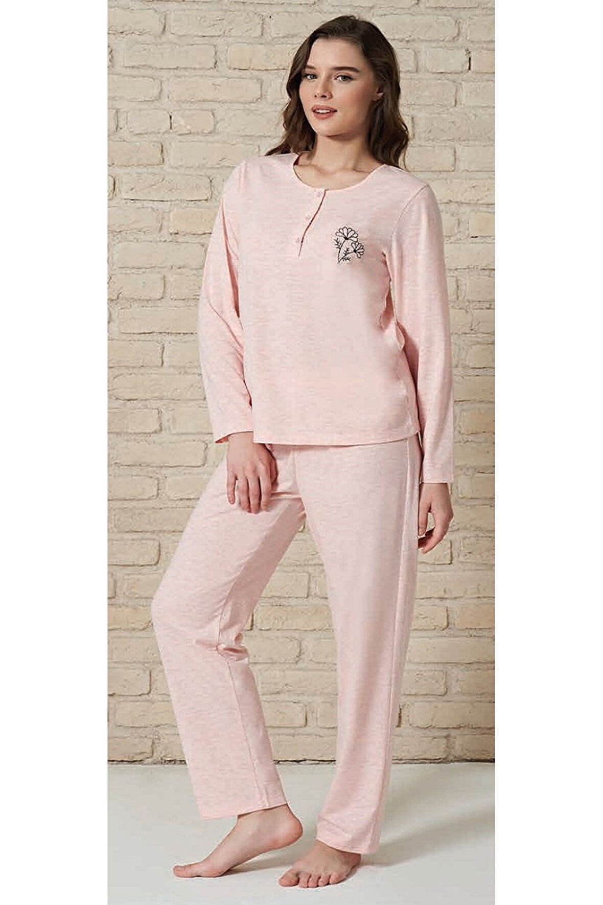 Pijadore 1713 Pembe Kadın Pijama Takımı