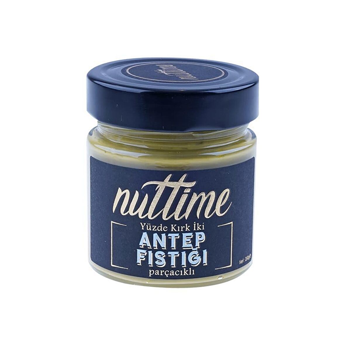 gurmepark-Nuttime Antep Fıstığı Parçacıklı Ezme 250gr Cam Kavanoz