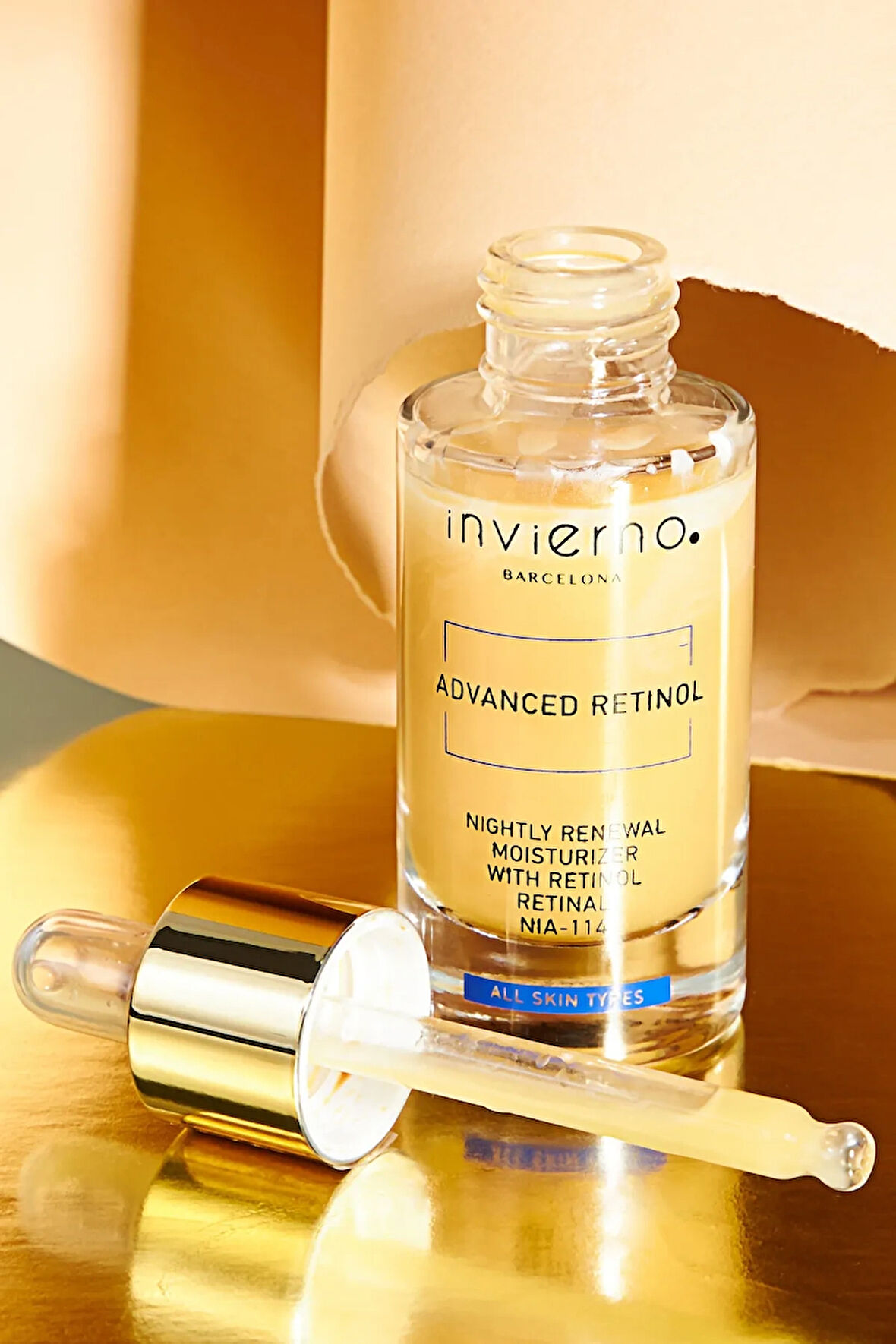 Invierno Barcelona LLC. Yaşlanma Ve Hücre Yenilemeye Yardımcı A %1 Saf Retinol Cilt Bakım Serumu 30ml