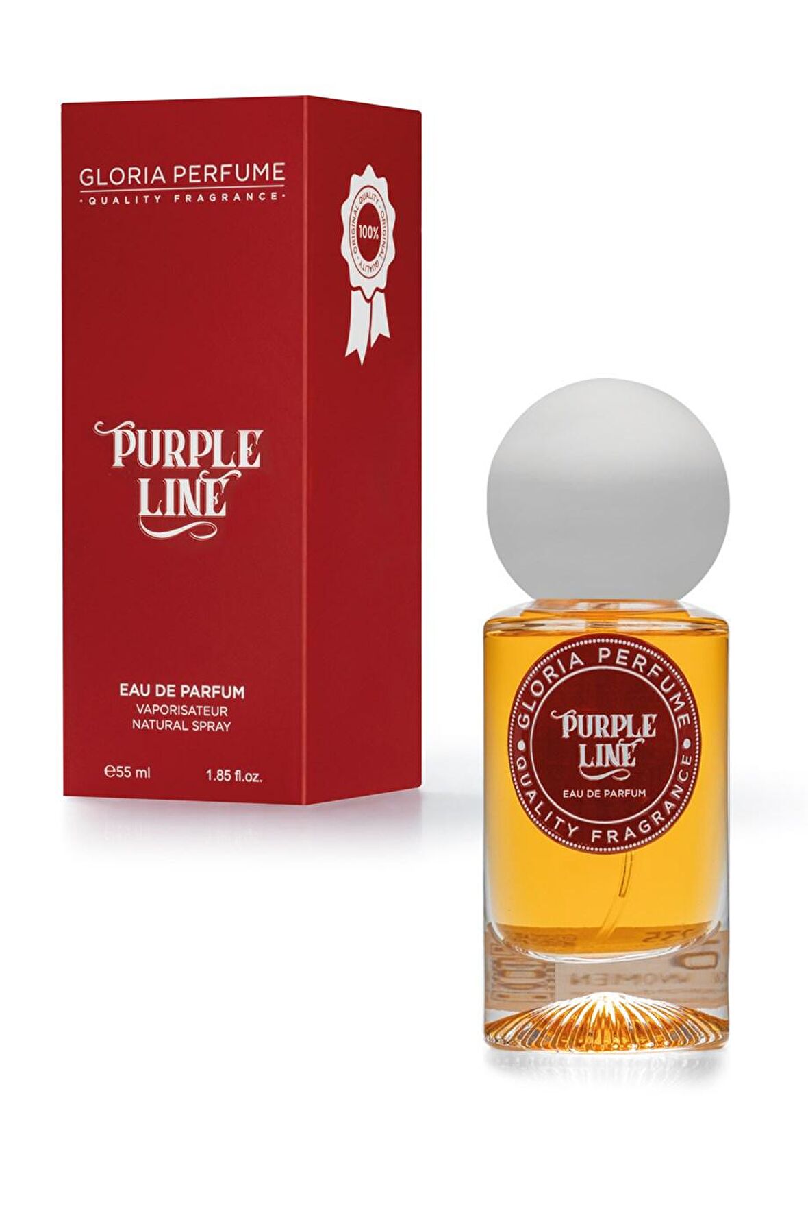 Gloria Perfume Purple Line EDP Çiçeksi Kadın Parfüm 55 ml  