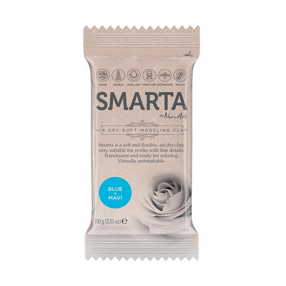 Smarta 100 gr Mavi Modelleme Hamuru No:12