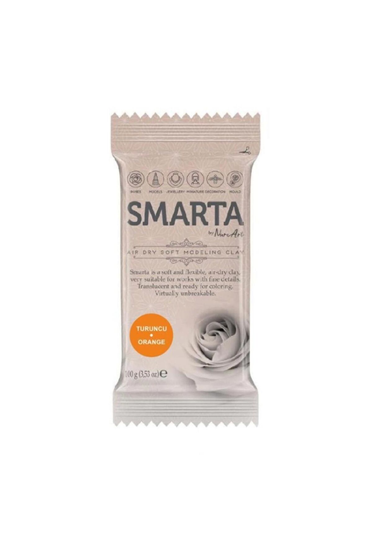 SMARTA MODELLEME KİL HAMURU 100 GR NO:22 TURUNCU (ORANGE)