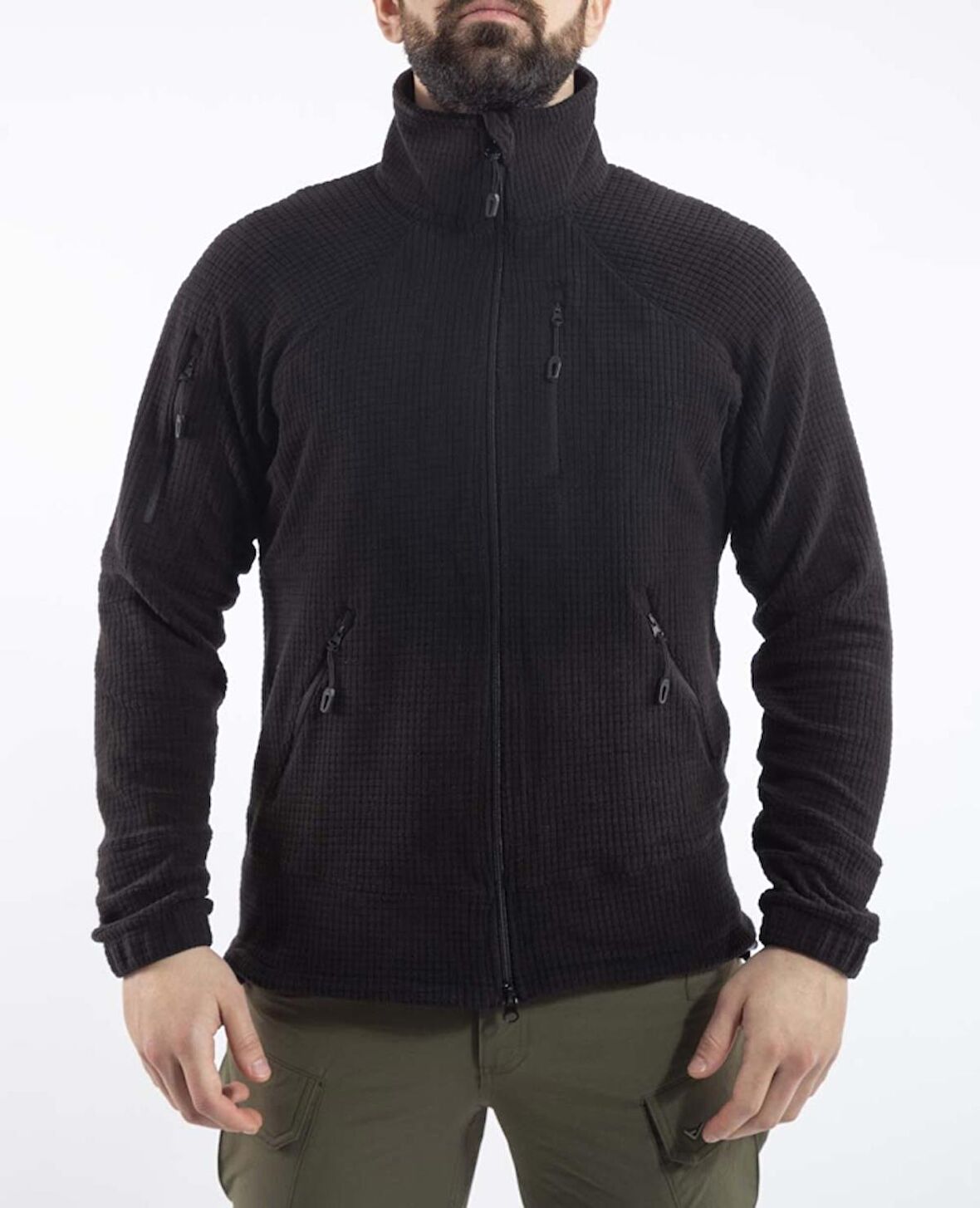 Taktik Outdoor Erkek Petek Polar Sweatshirt Tüylenmez POLTAC04