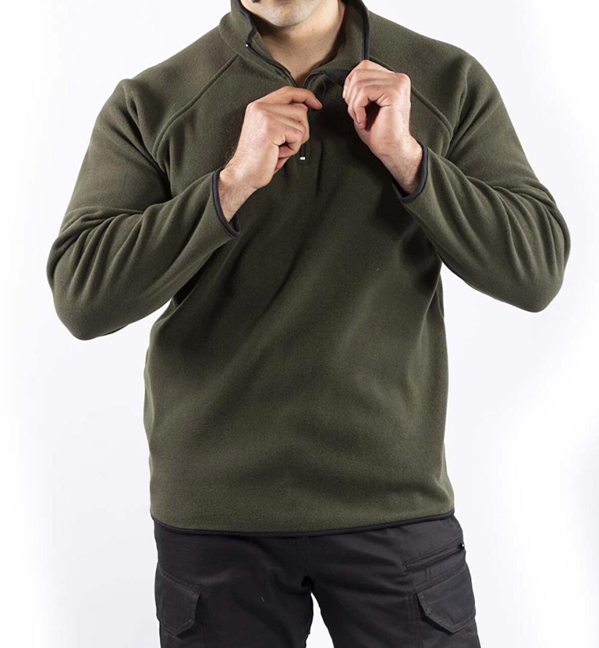 Tactical Outdoor Erkek Polar Kışlık Sweatshirt Tüylenmez POLSW02