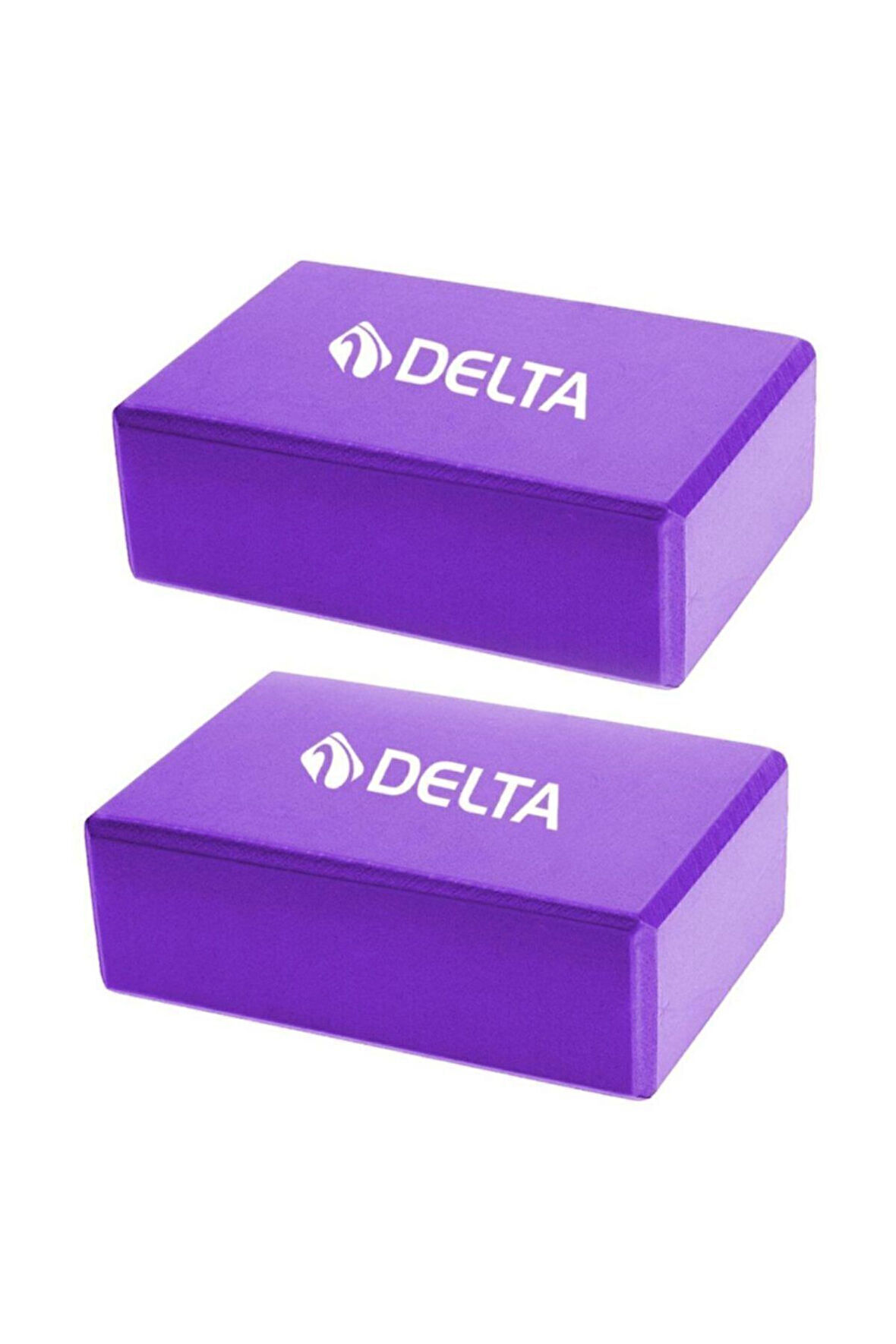 Delta Çiftli Yoga Blok - 2 Adet Yoga Block - Eva Yoga Bloğu Seti-MOR