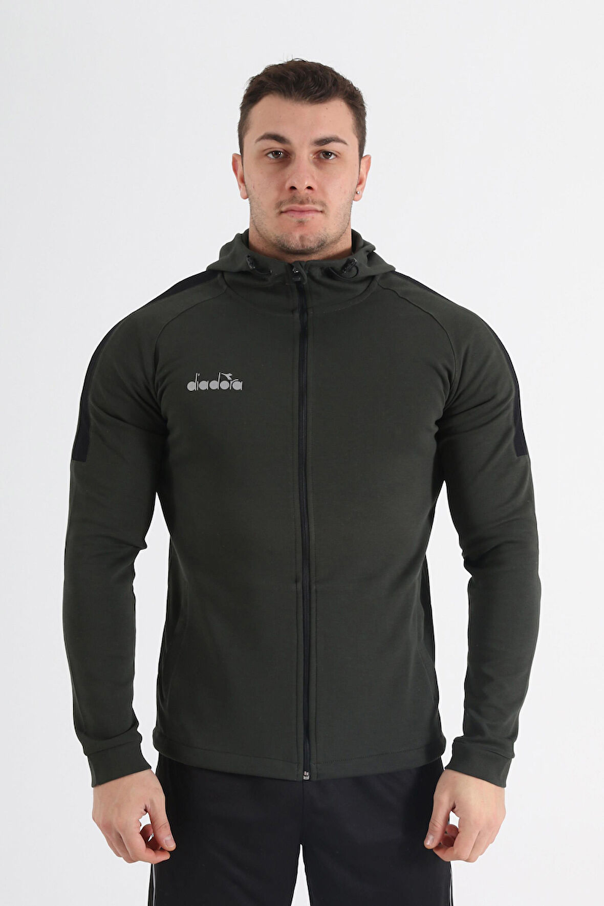 Diadora Venüs Kapşonlu Sweat Yeşil