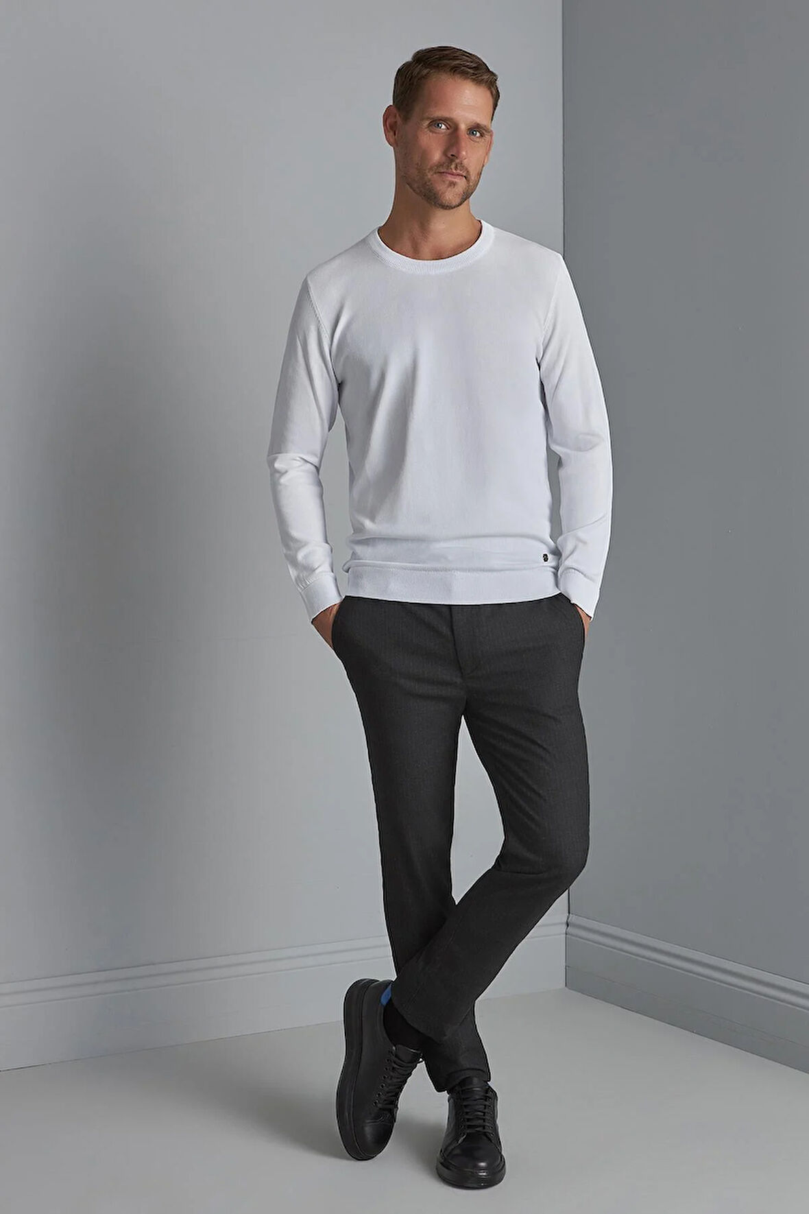 Erkek Siyah Dynamic Fit  Pantolon