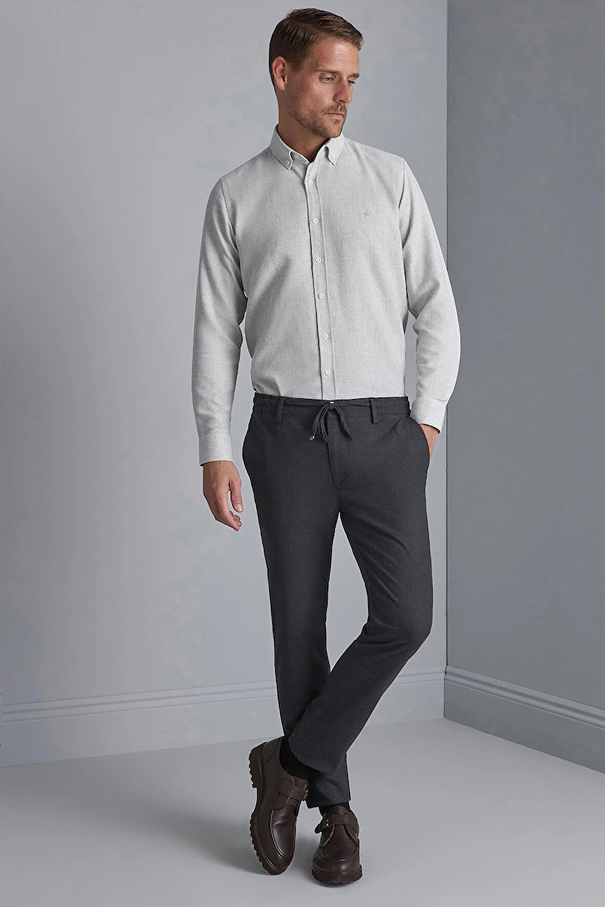 Erkek Lacivert Dynamic Fit  Pantolon