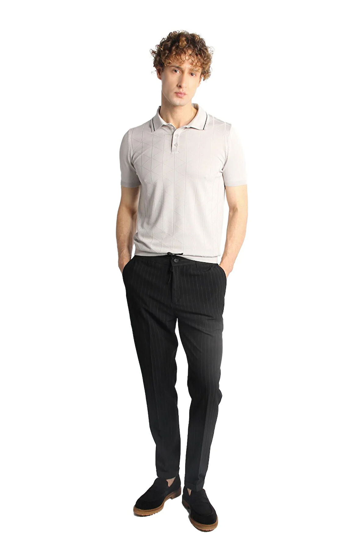 ERKEK SİYAH DYNAMIC FIT STD PANTOLON
