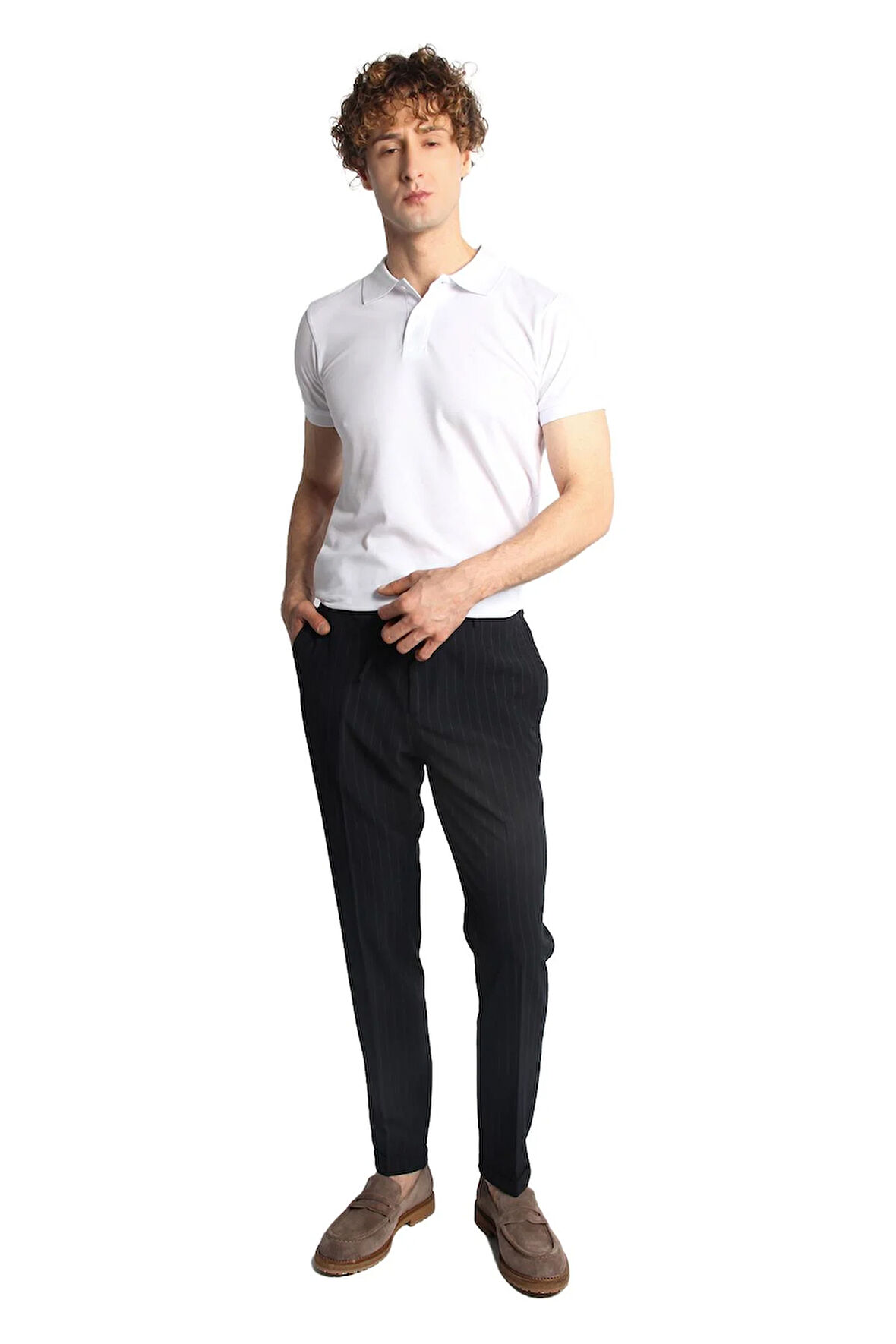 ERKEK LACİVERT DYNAMIC FIT STD PANTOLON
