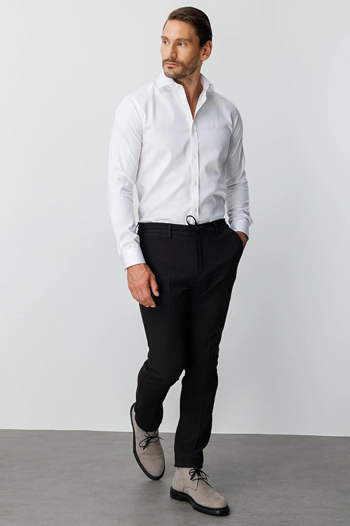 ERKEK SİYAH DYNAMIC FIT STD PANTOLON