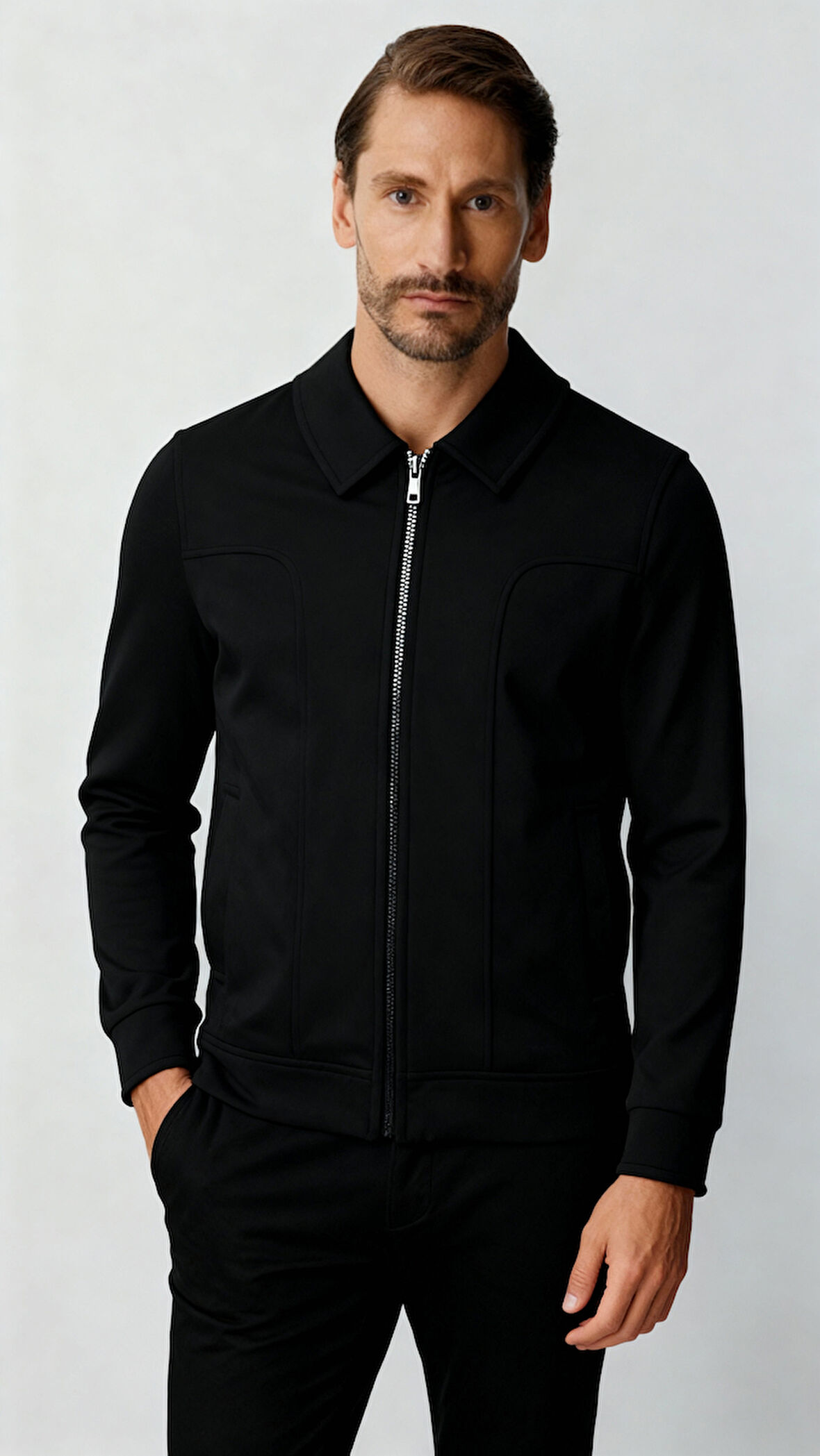 erkek siyah standart  std mont