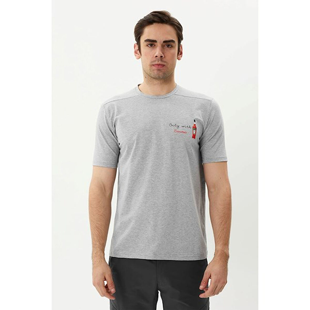 EXUMA ERKEK BASKILI T-SHIRT 1412044