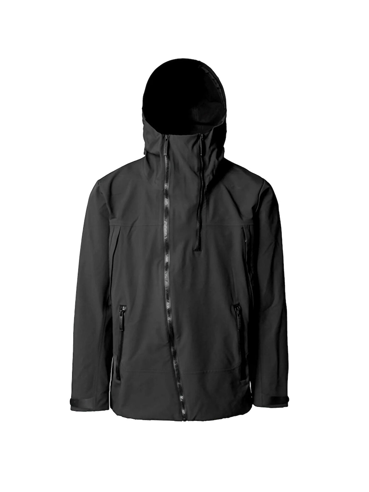 Isaora Asym Jacket Erkek Black Onyx Shell Jacket Isr7010-888