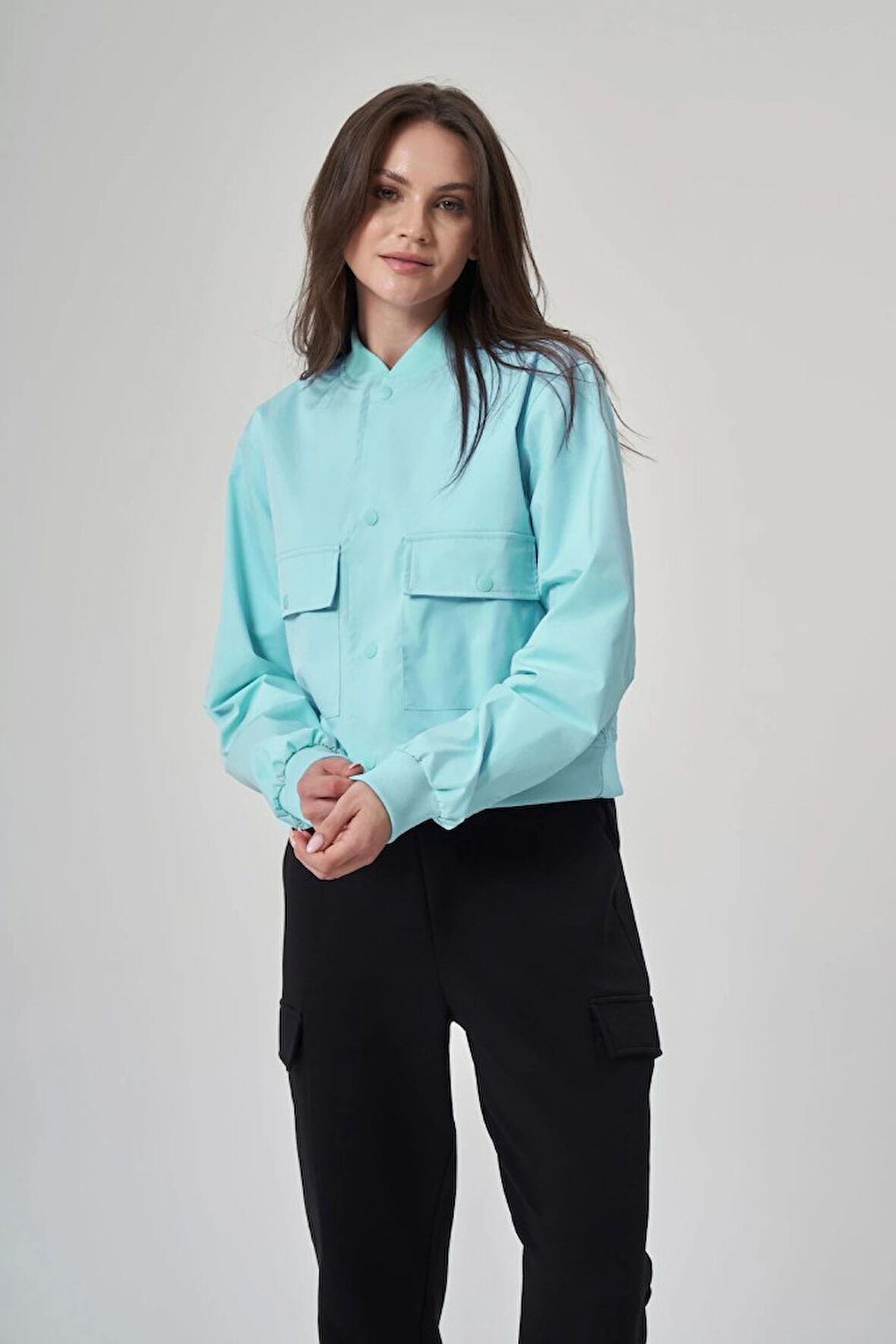 EXUMA KADIN CEKET SU MAVİSİ-1521158