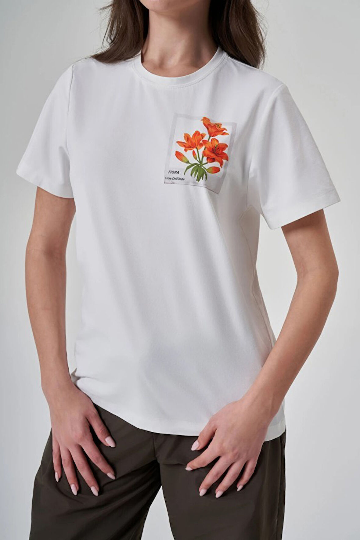 EXUMA KADIN TSHIRT-1522117 BEYAZ