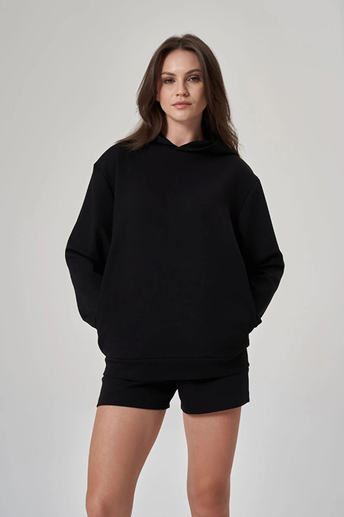Exuma Kadın Siyah Sweatshirt 1529112-SİYAH