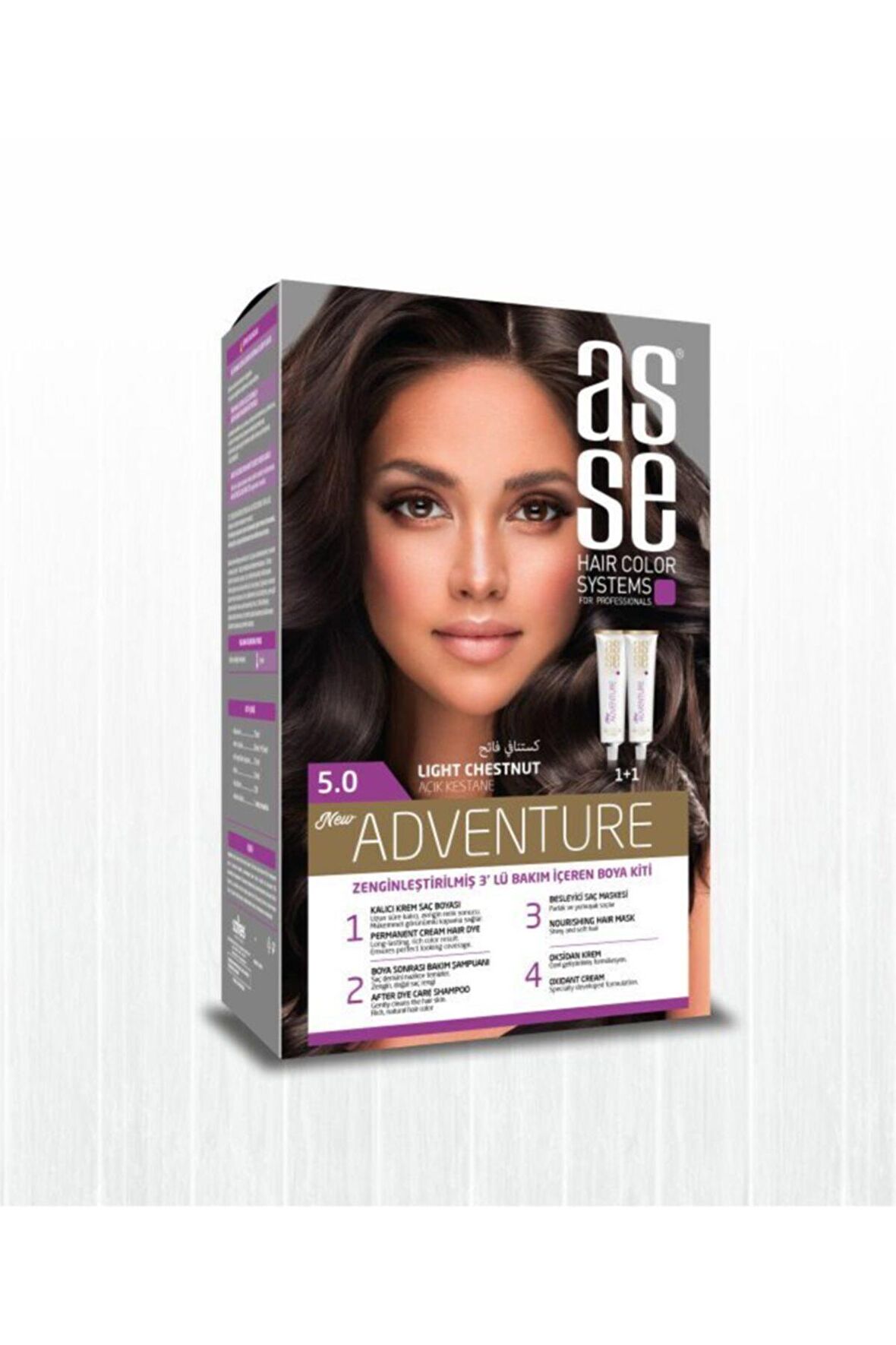 asse Adventure Set Boya No:5.0 Açık Kestane