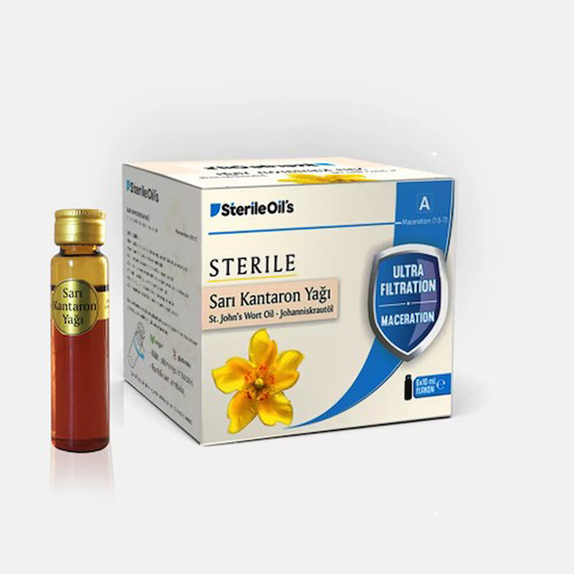 Sterile Oil'S Sarı Kantaron Yağı 6X10Ml Tek Kullanımlık Flakon