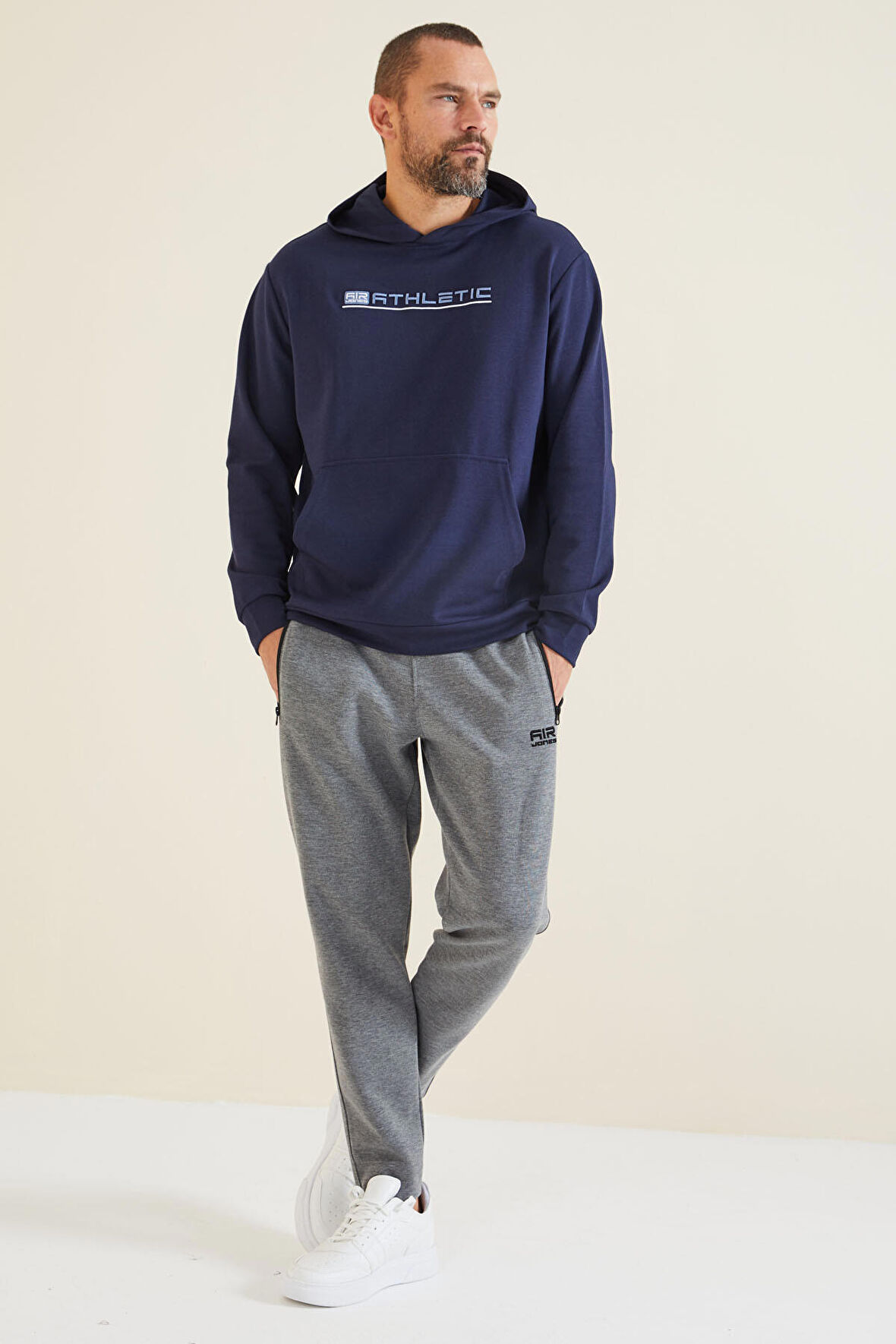 Barry Gri Melanj Jogger Erkek Eşofman Alt - 84984