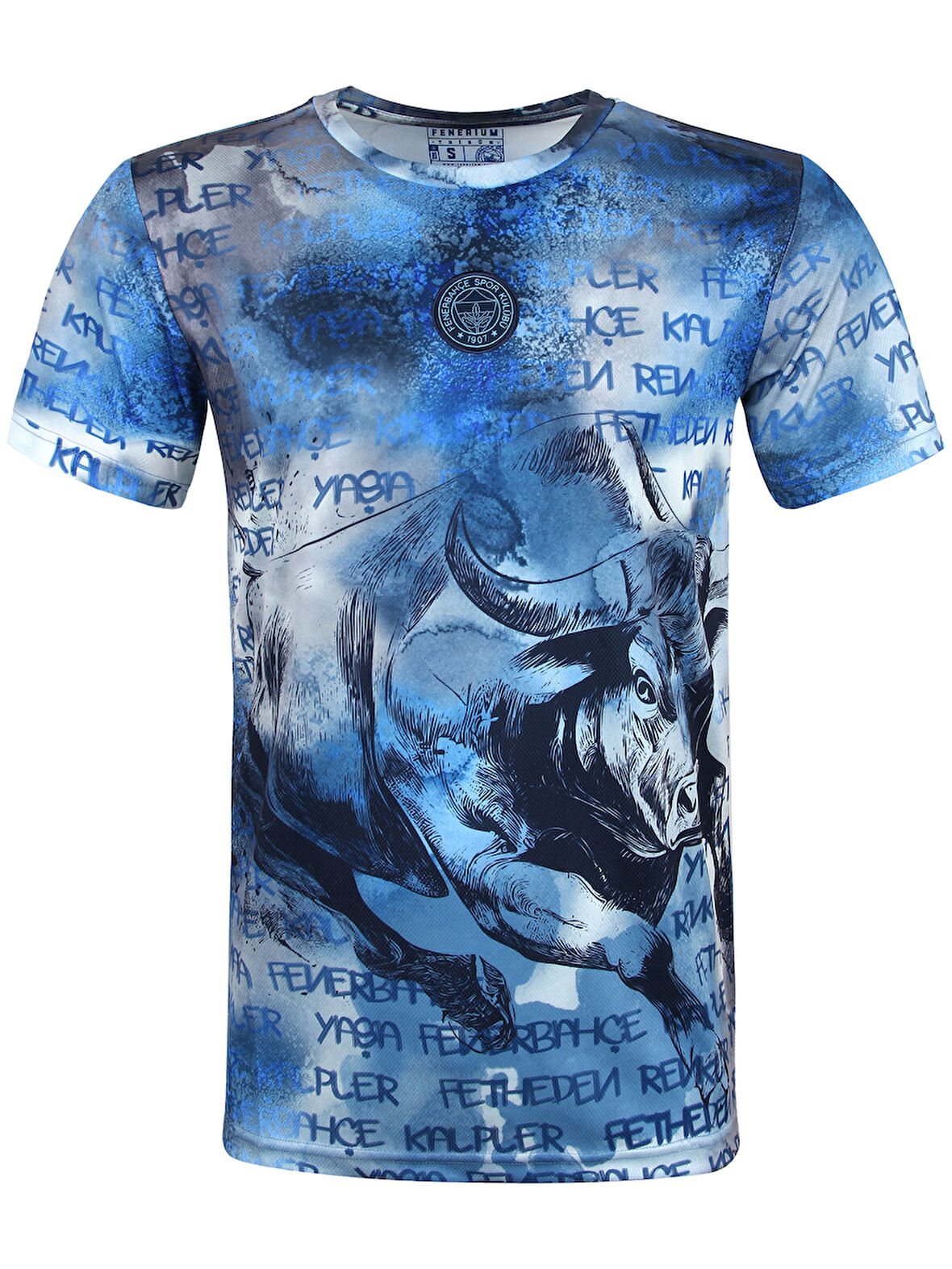 ERKEK TRIBUN BOĞA PATTERN TSHIRT