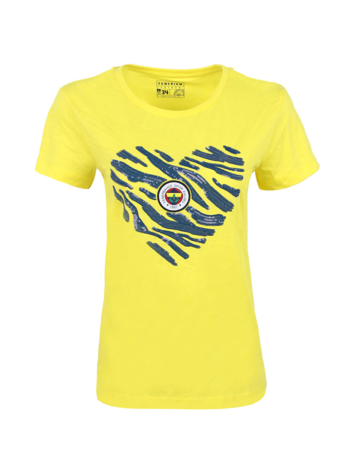 KADIN TRIBUN KÖPÜK PAYETLİ TSHIRT