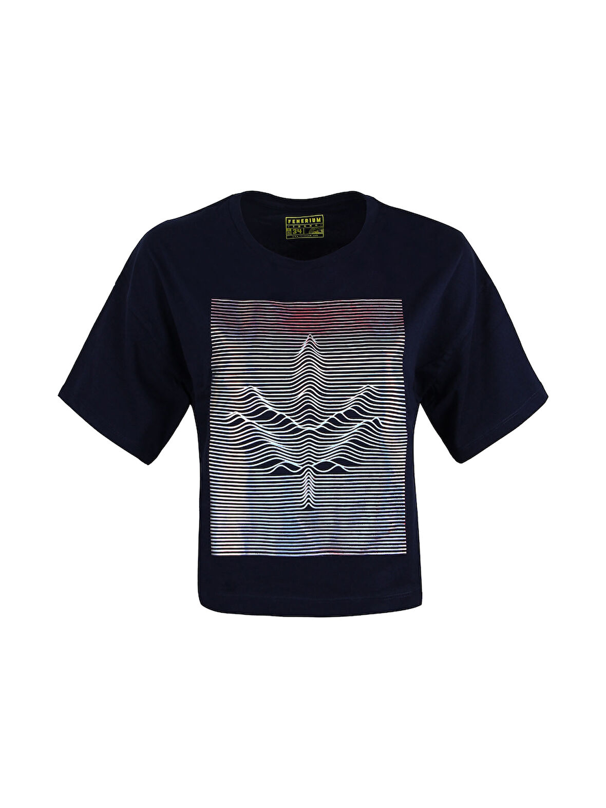 KADIN TREND HOLOGRAM BASKILI TSHIRT