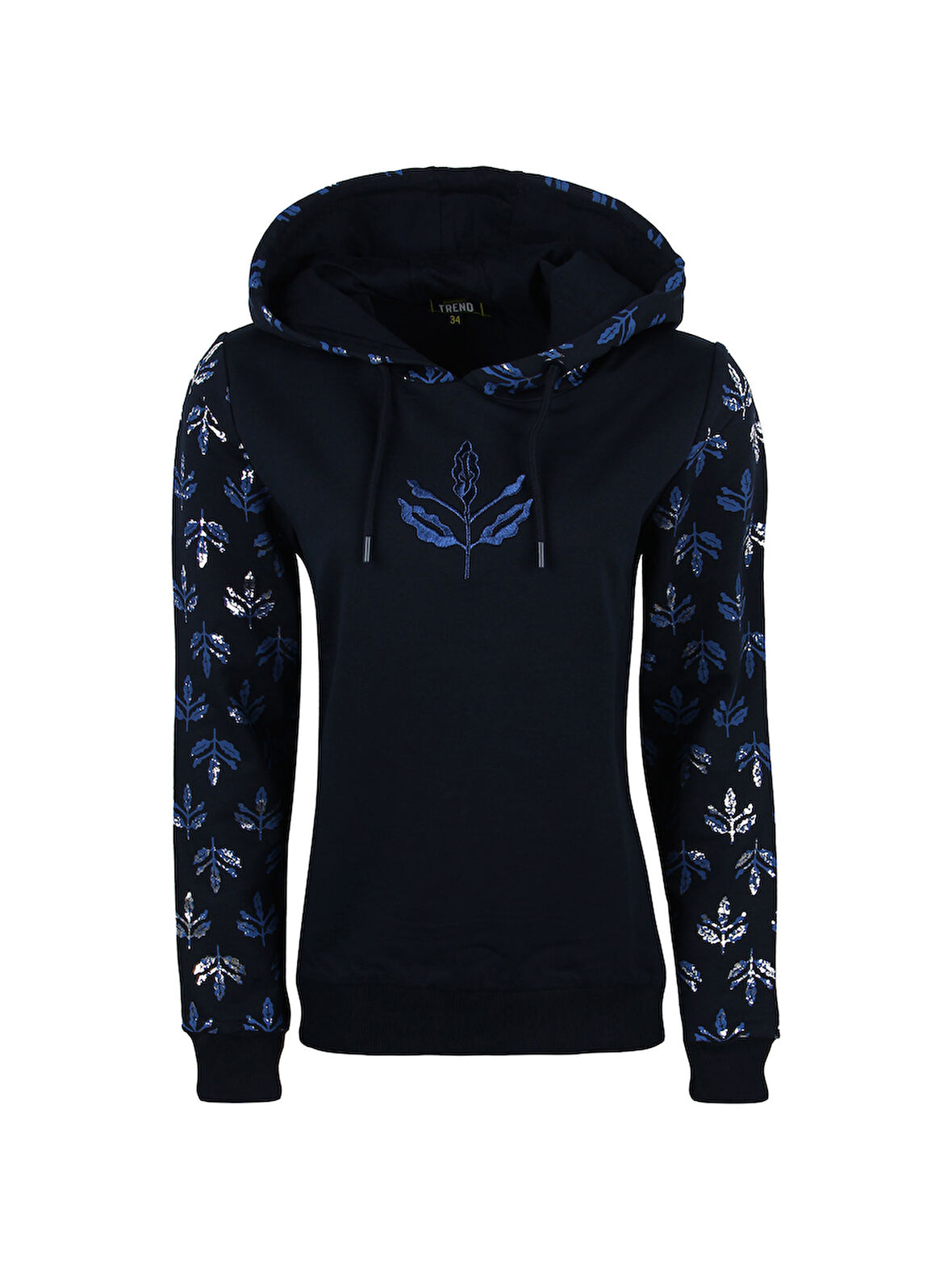 KADIN TREND VARAK BASKILI SWEAT