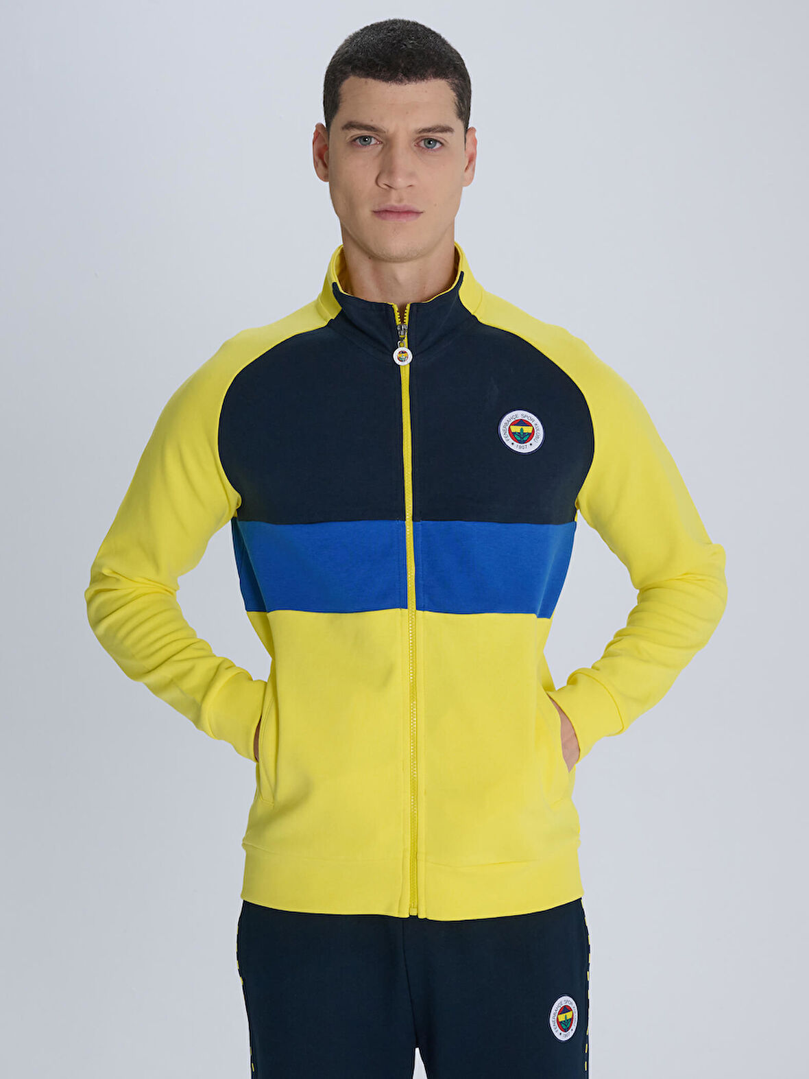 ERKEK TRIBUN RENK BLOKLU SWEAT