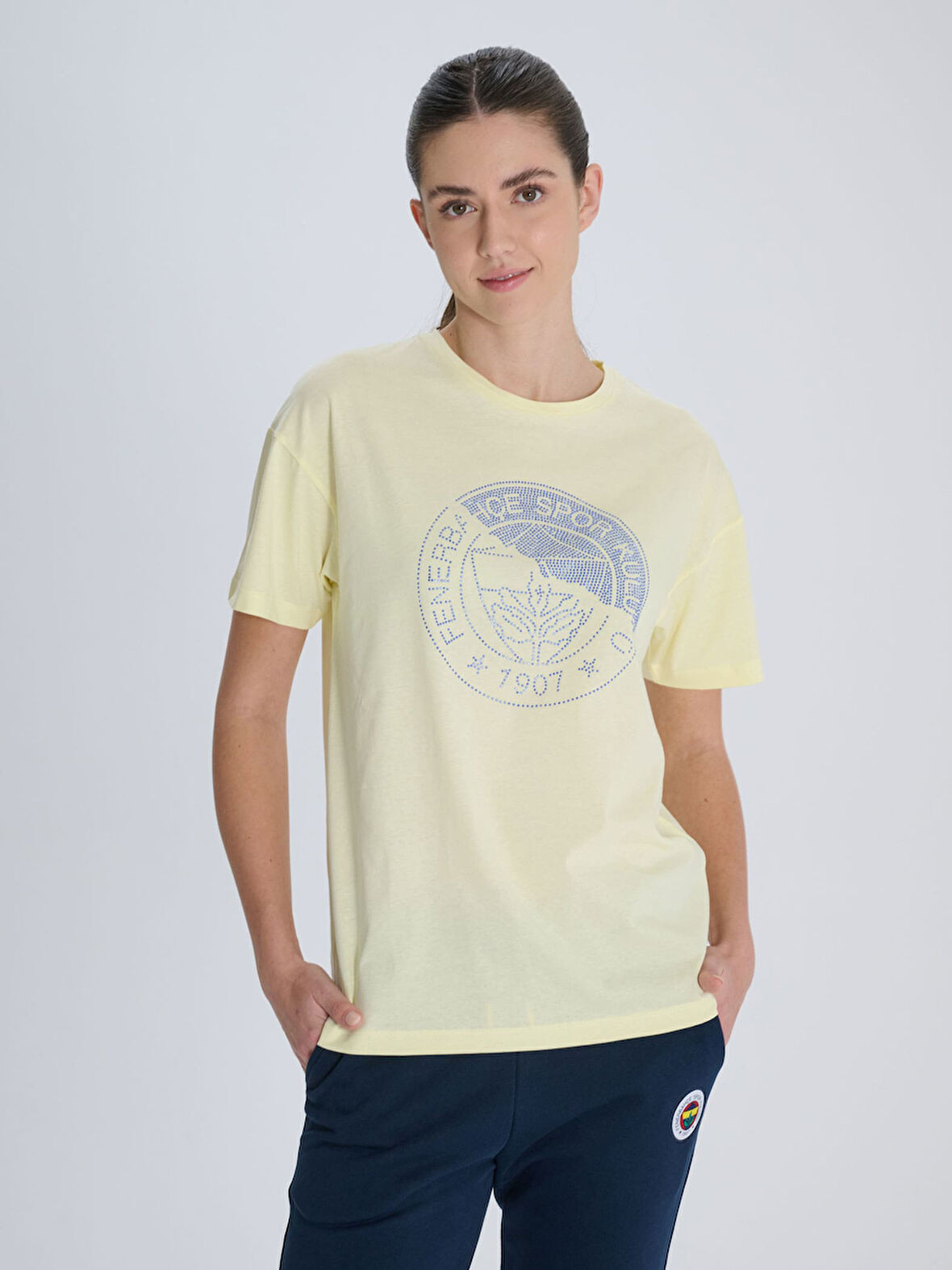 KADIN TREND FENERBAHÇE LOGOLU TSHIRT