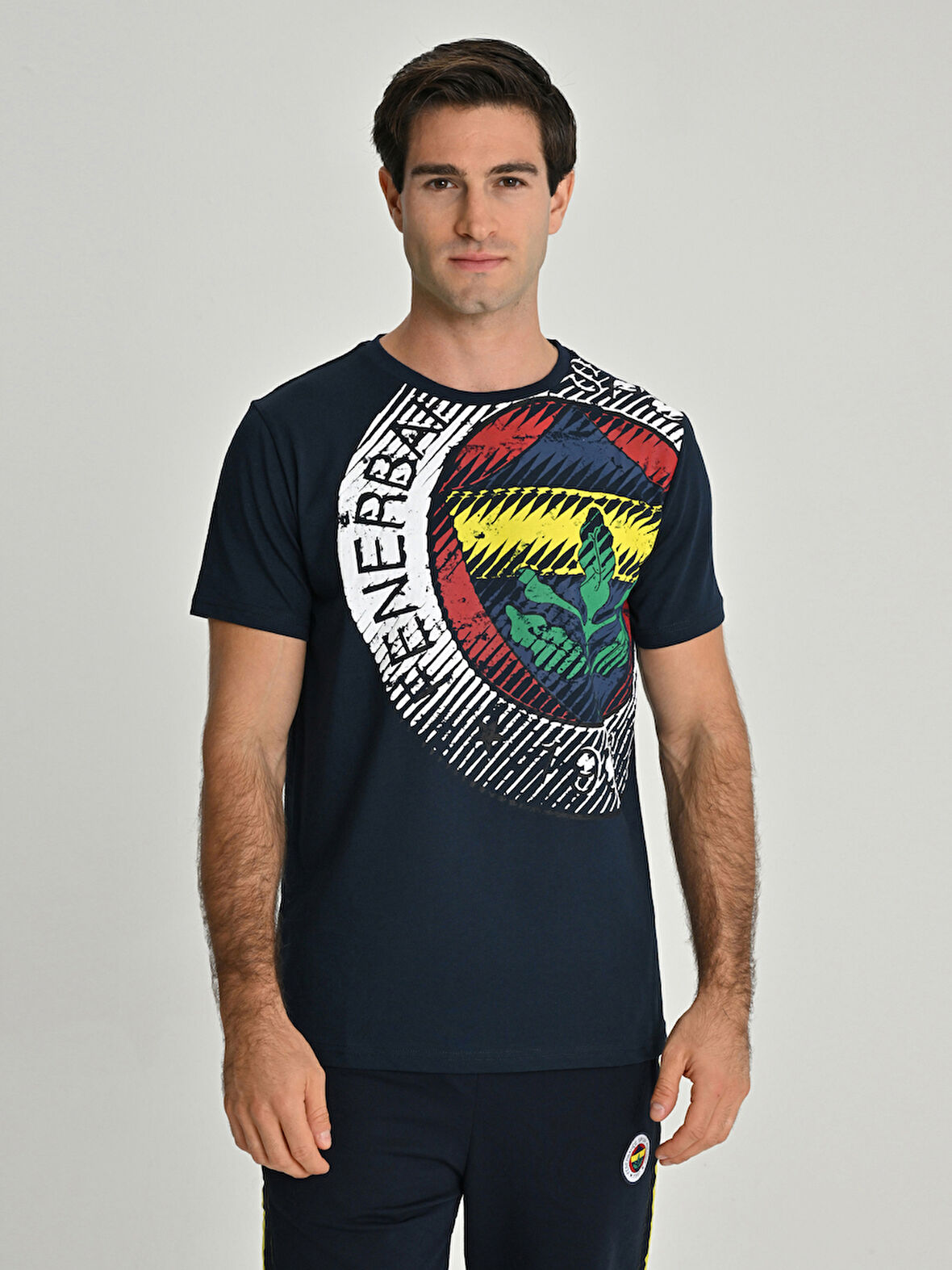 ERKEK TRIBUN 6 RENK LOGOLU TSHIRT