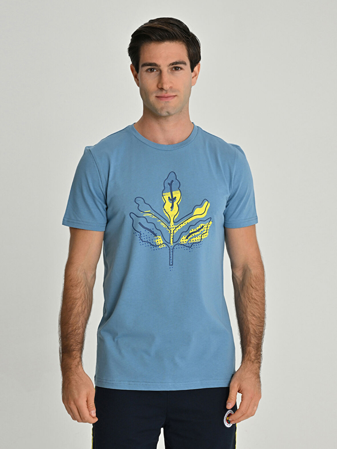 ERKEK TRIBUN HALFTONE DETAYLI PALAMUT