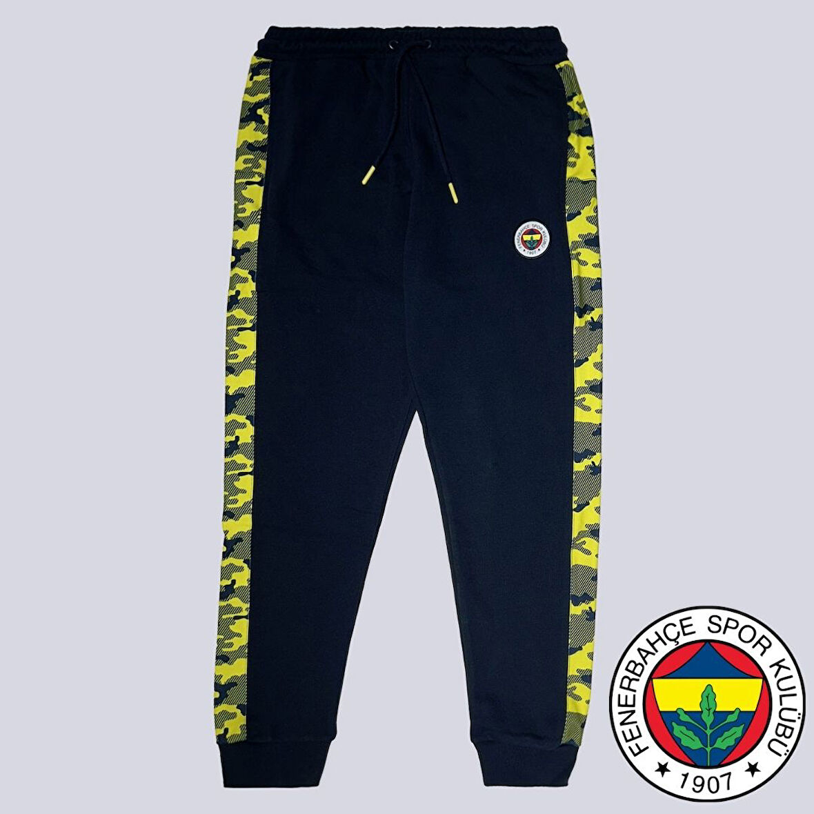 Fenerbahçe S.K. 25/26 Sezon Tribün Kamuflaj Detaylı Erkek Eşofman Altı