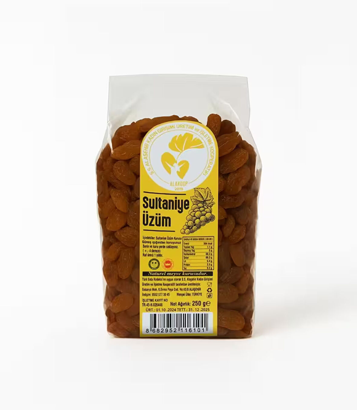 SULTANİYE KURU ÜZÜM(250 gr)