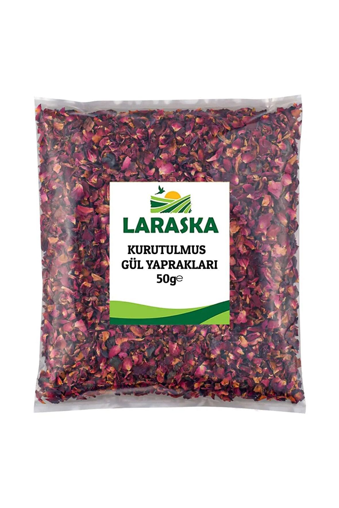 Laraska Gül Çayı Kurutulmuş Gül Yaprakları 50g - Dried Rose Petals 50g