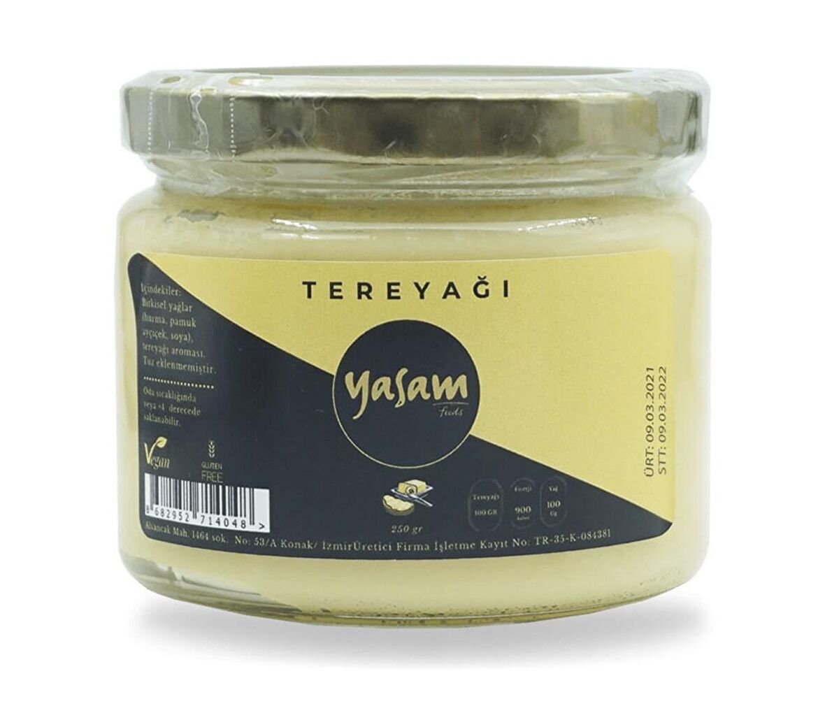 Yaşam Vegan Tereyağı 250gr