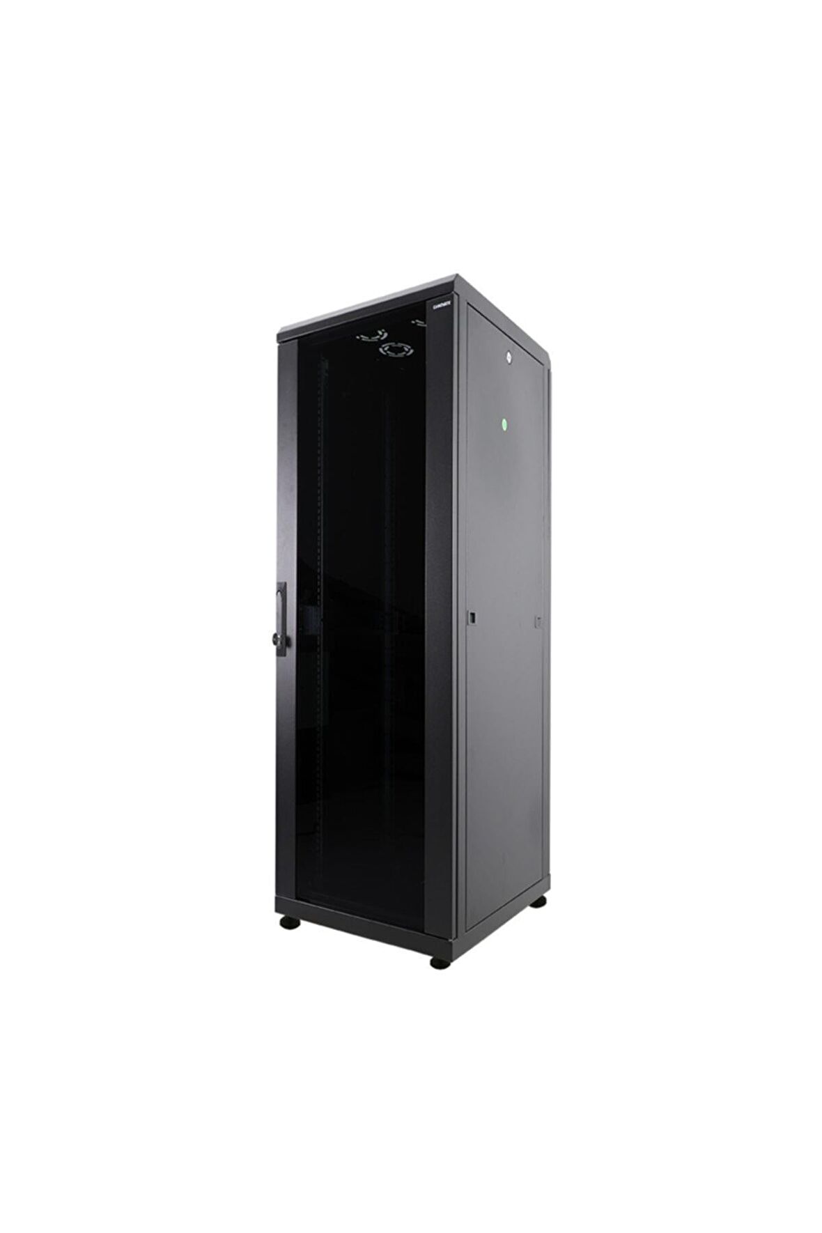 42u 800x800mm 19'' Dikili Tip Network Rack Kabinet Siyah 2 Yıl Üretici Garantili