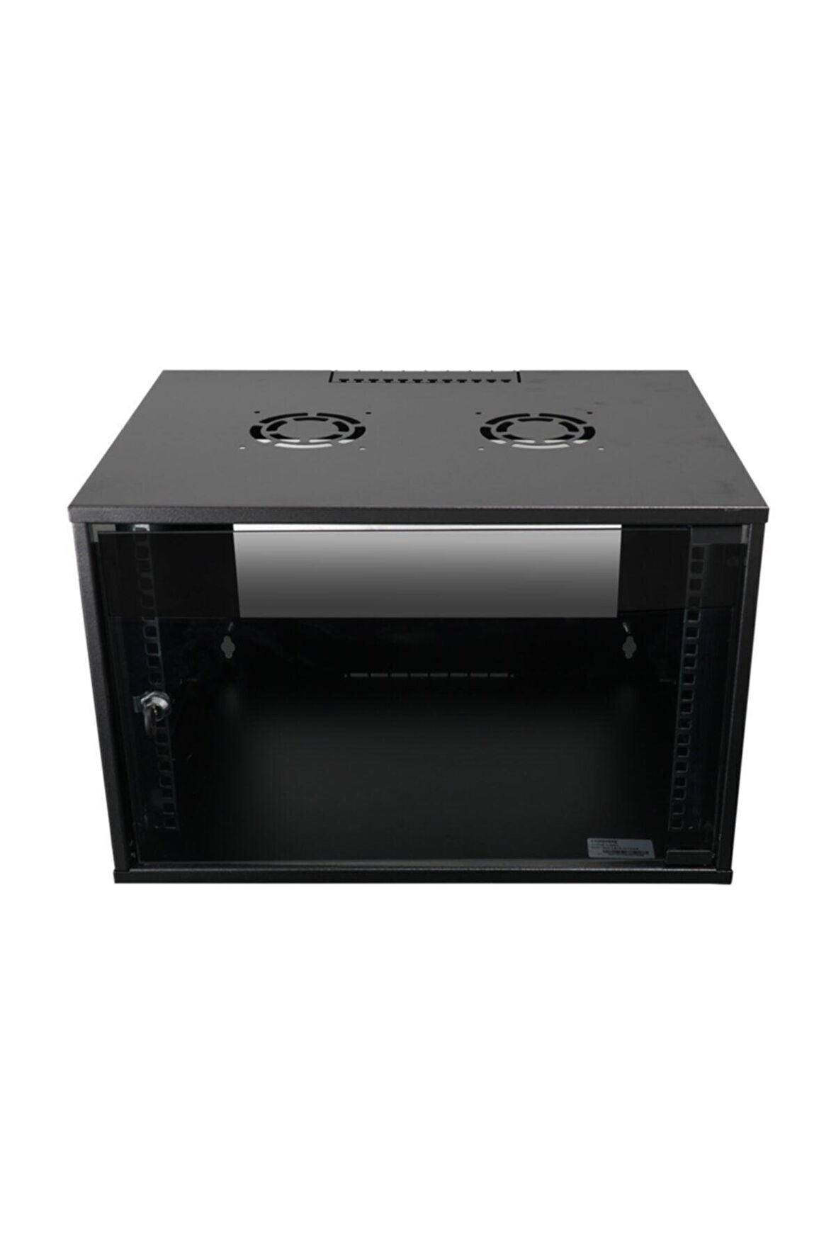 7U 600x600 Mm Duvar Tipi Soho Rack Kabinet Siyah 2 Yıl Üretici Garantili
