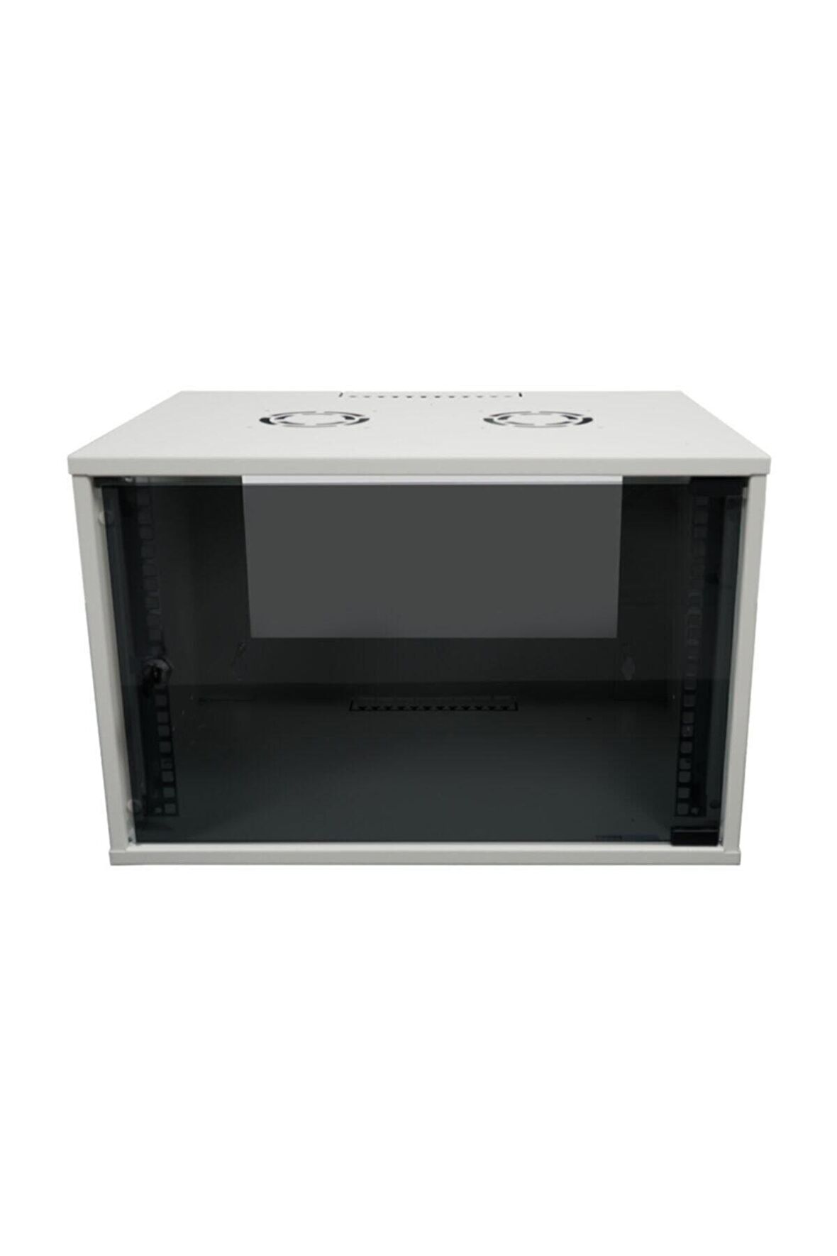 9U 545x400 Mm Duvar Tipi Soho Rack Kabinet Gri 2 Yıl Üretici Garantili