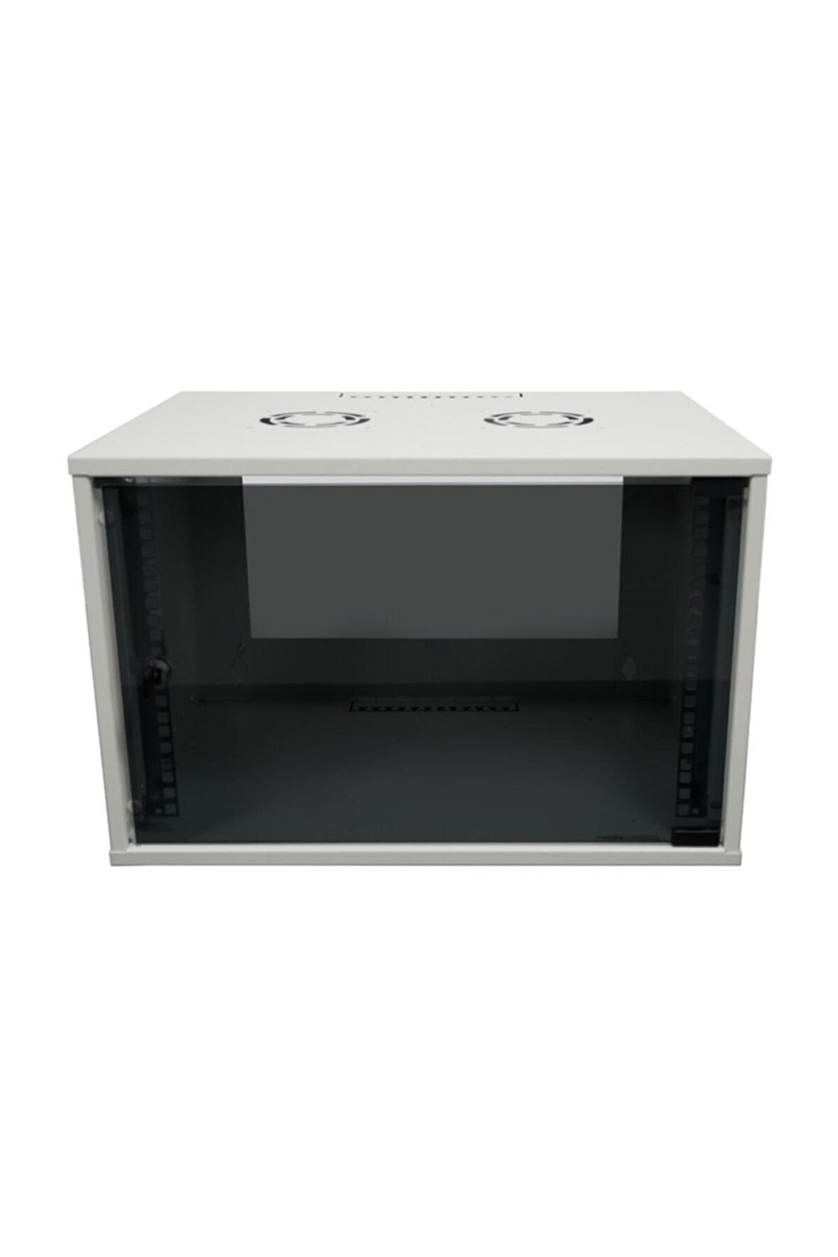 7u 545x400 Mm Duvar Tipi Soho Rack Kabinet Gri 2 Yıl Üretici Garantili