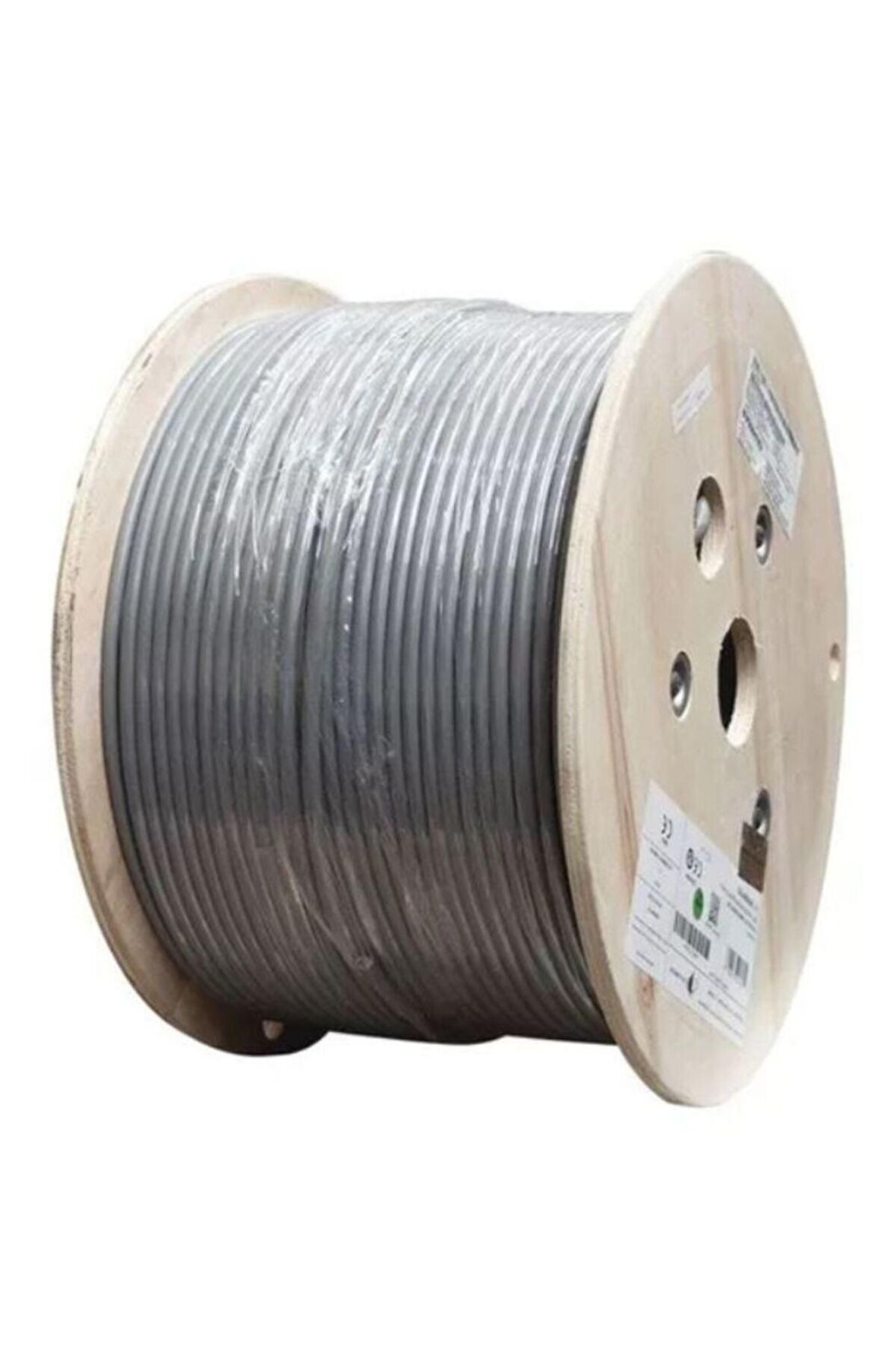 Cat5e Utp Bakır Lan Veri Kablosu 305mt 23 Awg Gri Pvc