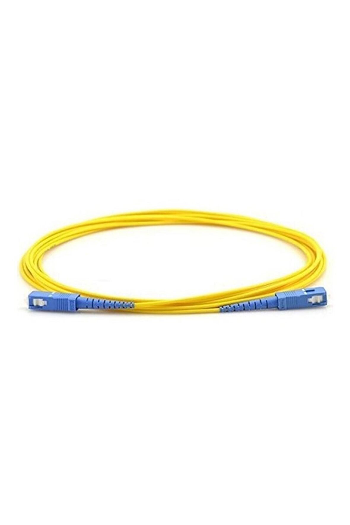 Fiber Optik Patch Kablo SC/SC Simpleks SM 10mt Patch Cord Sarı