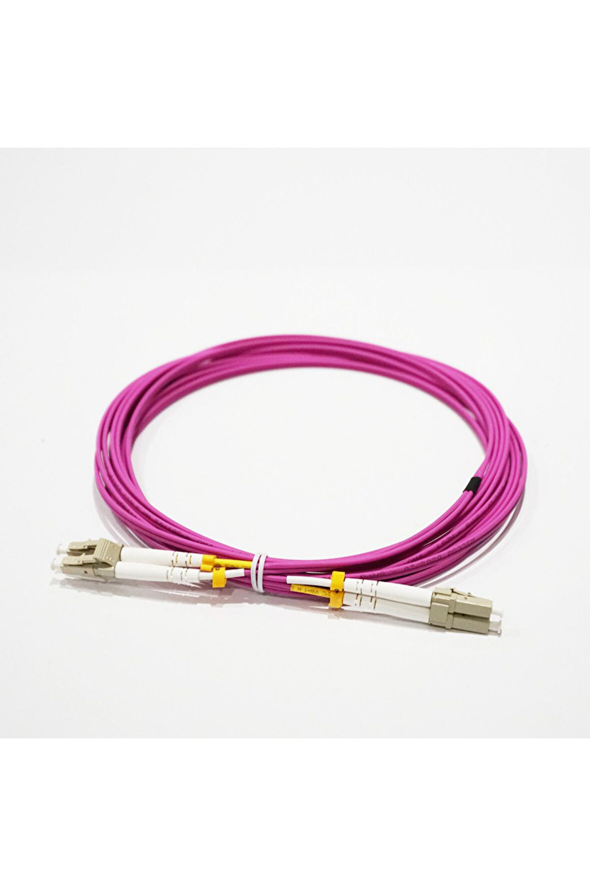 Fiber Optik Patch Kablo LCPC/LCPC DX MM 5mt 2mm 50/125 OM4 LSZH