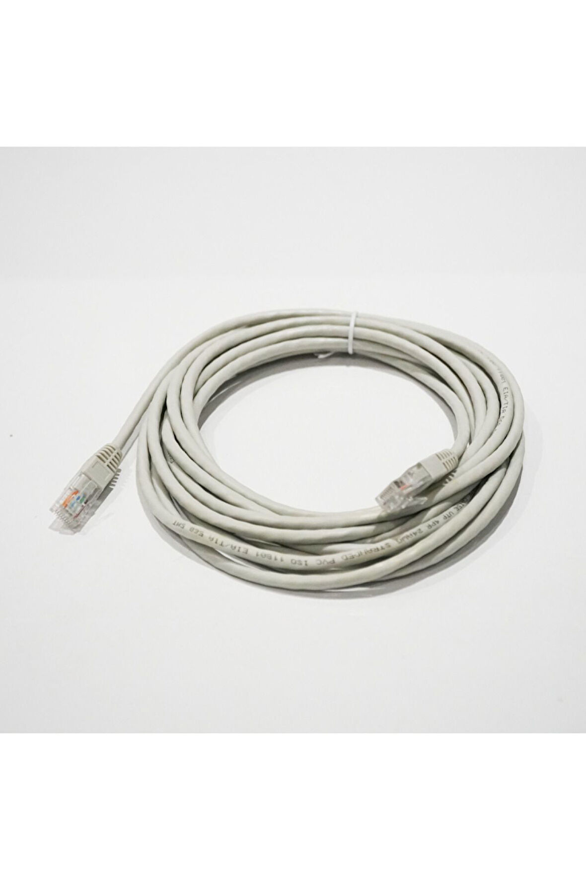 Bakır Patch Kablo UTP CAT5E 5 mt PVC GRAY