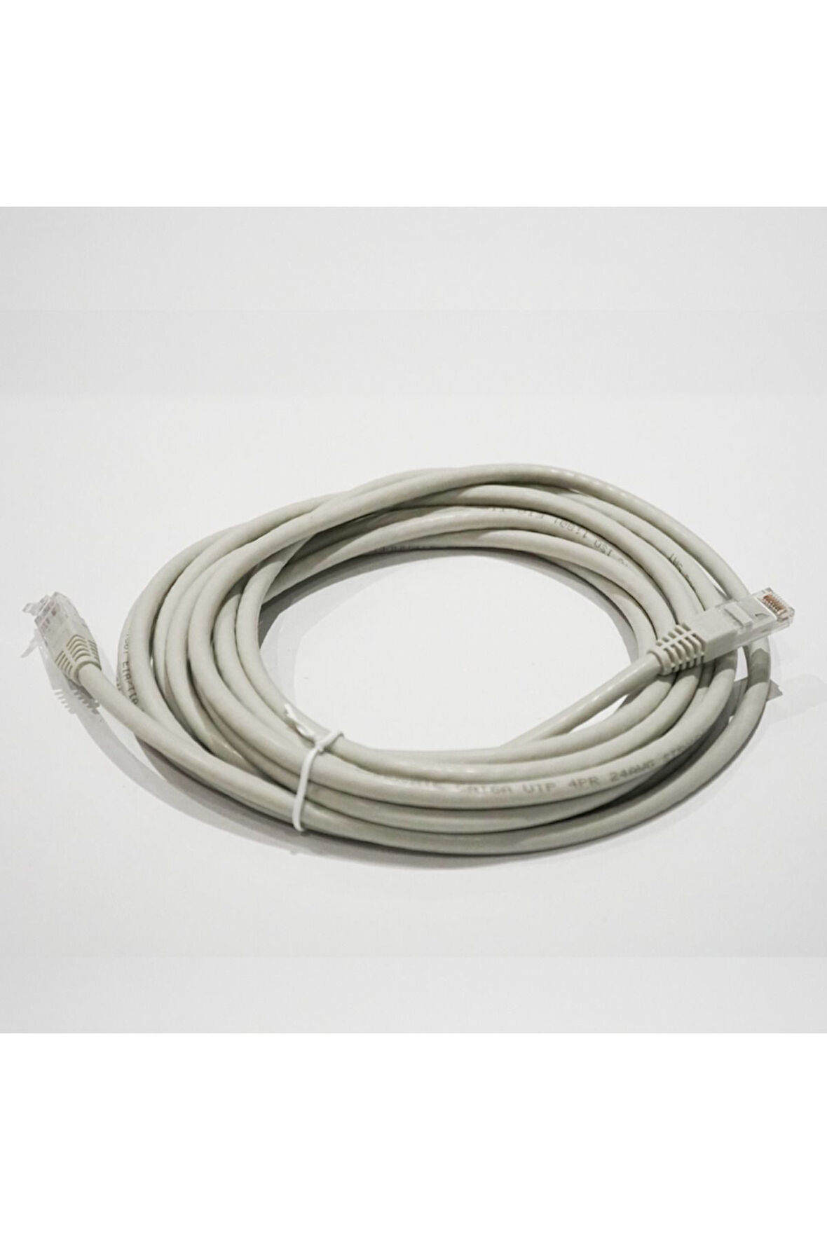 Bakır Patch Kablo UTP CAT6A 5 mt PVC GRAY
