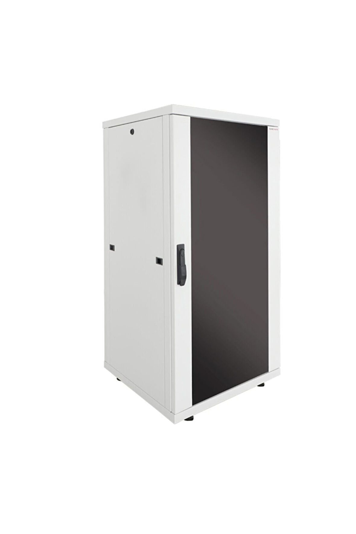 Canovate 26U 600x800mm 19'' Dikili Tip Network Rack Kabinet Gri Flatpack 2 Yıl Üretici Garantili