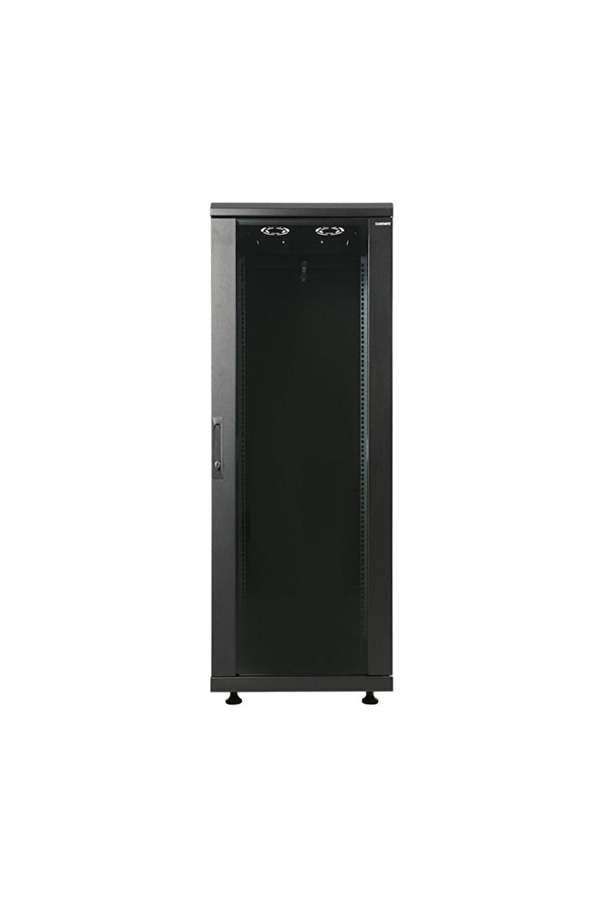 Canovate 42U 800x1100mm 19'' Dikili Tip Network Rack Kabinet Siyah 2 Yıl Üretici Garantili