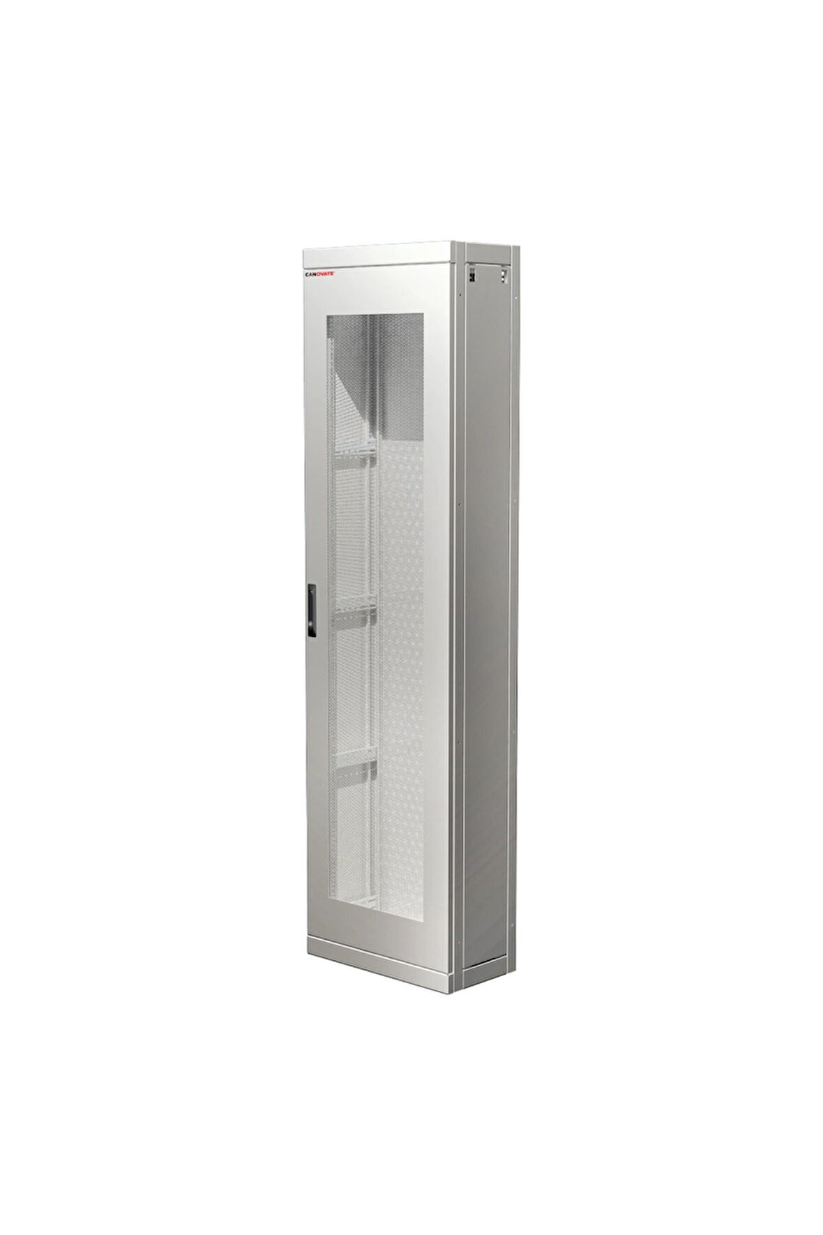 Canovate 22U 900x300mm 19'' Dikili Tip ETSİ ODF Kabinet Gri 2 Yıl Üretici Garantili