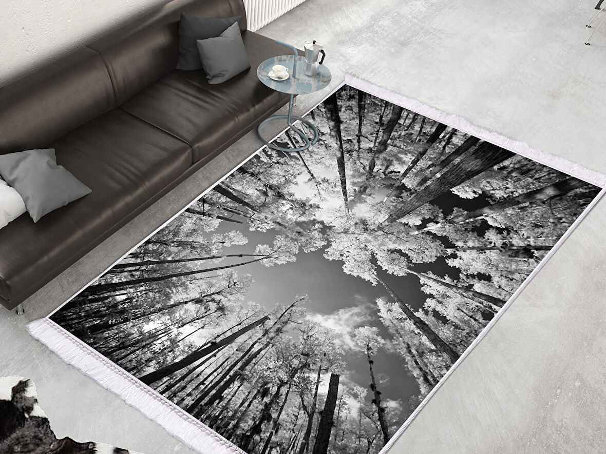 Dekoreko İnci Halı Dijital Saçaklı 1902 Desen 1